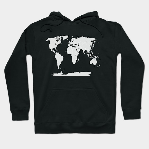 World Traveler: World Map Hoodie by cricky